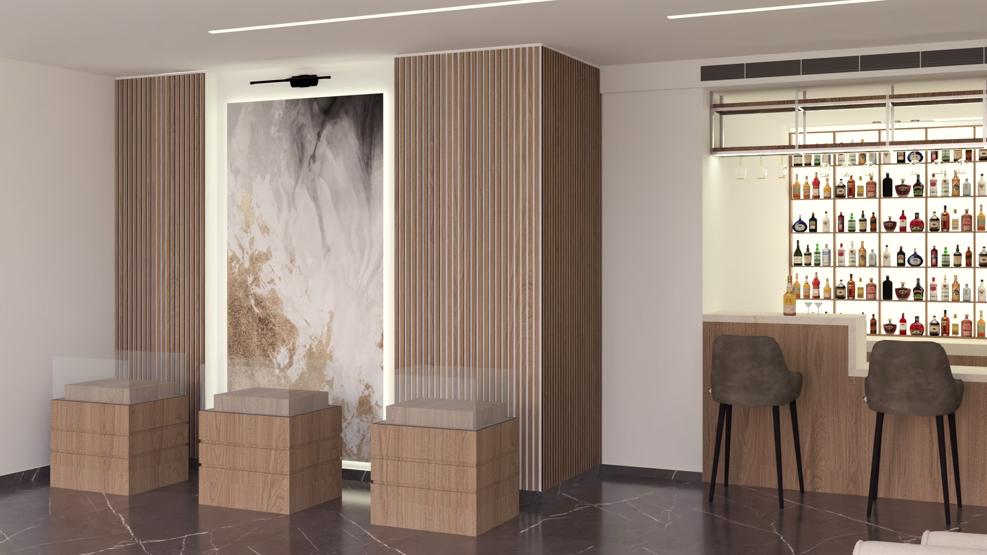 Succar Hotel Lobby Project - View 3 by Architect's Group Lebanon