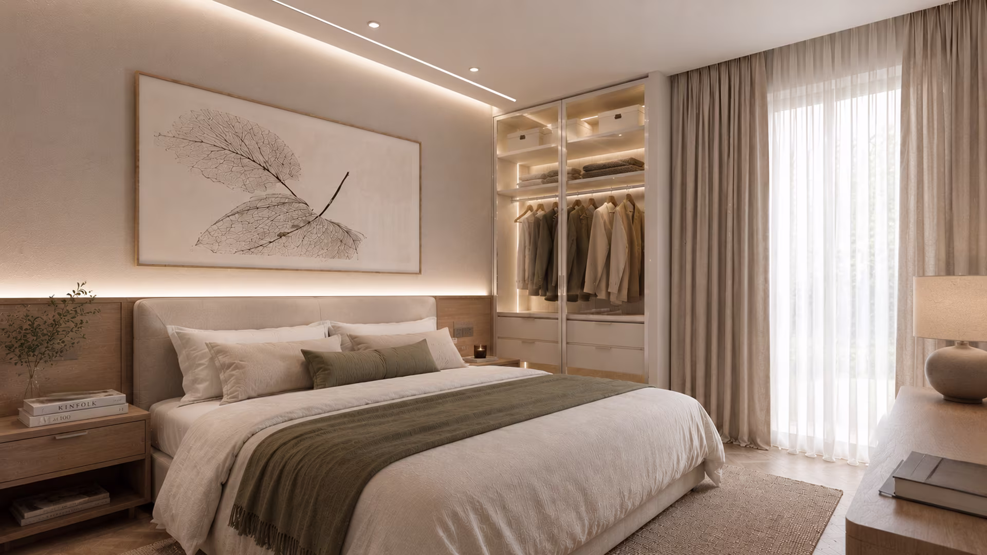 Sin El Fil Apartment - Master Bedroom 2 by Architect's Group Lebanon